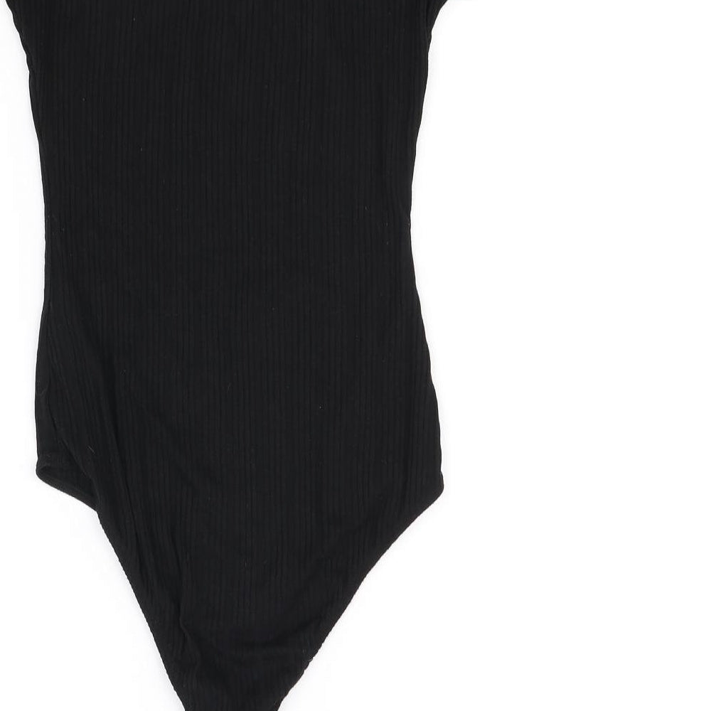 Primark Womens Black   Bodysuit One-Piece Size S L10 in