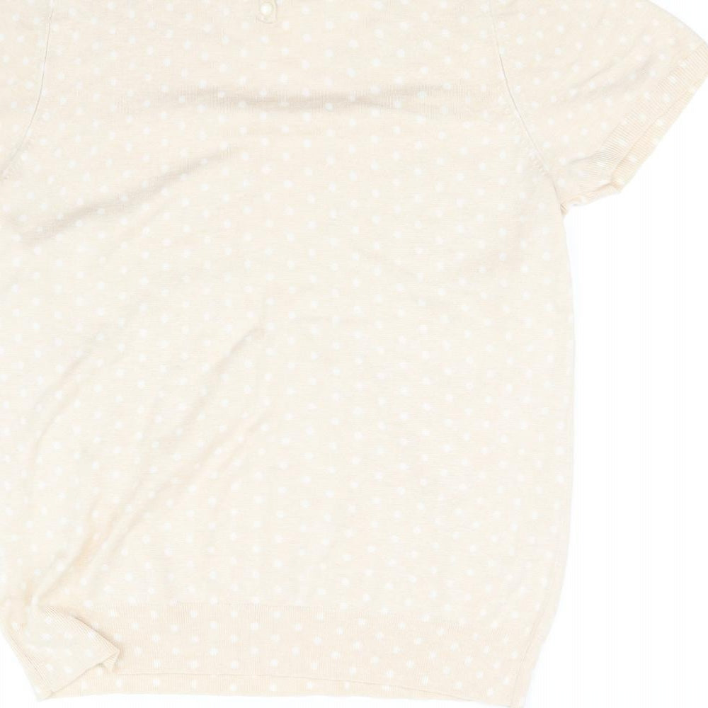 m&s Womens Beige   Pullover Jumper Size 16