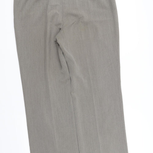 m&s Womens Grey   Trousers  Size 14 L33 in