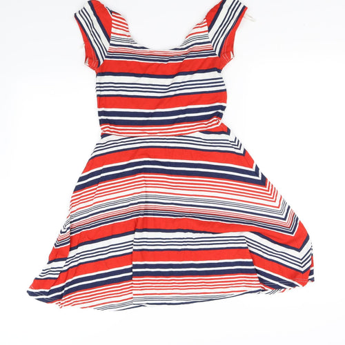 Atmosphere Womens Red Striped  Bodycon  Size 8