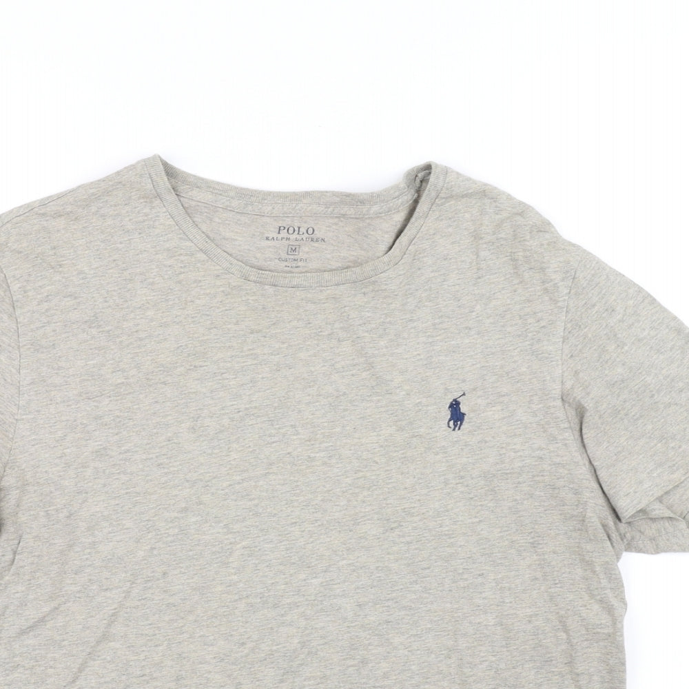 Ralph Lauren Mens Grey Houndstooth   T-Shirt Size M