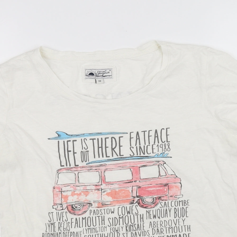 pre worn Womens White   Basic T-Shirt Size 10