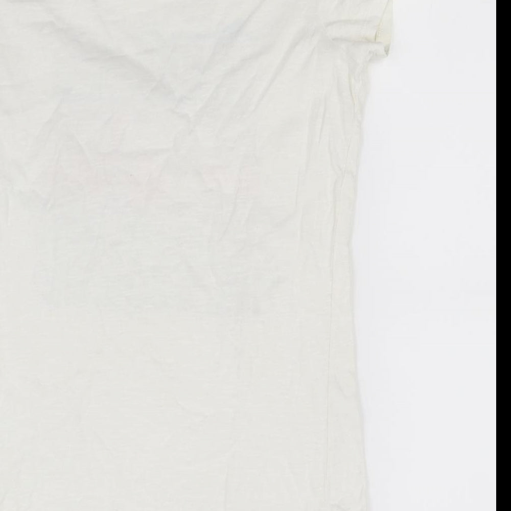 pre worn Womens White   Basic T-Shirt Size 10