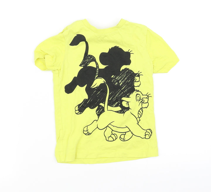 George Boys Yellow Basic T-Shirt Size 2 Years