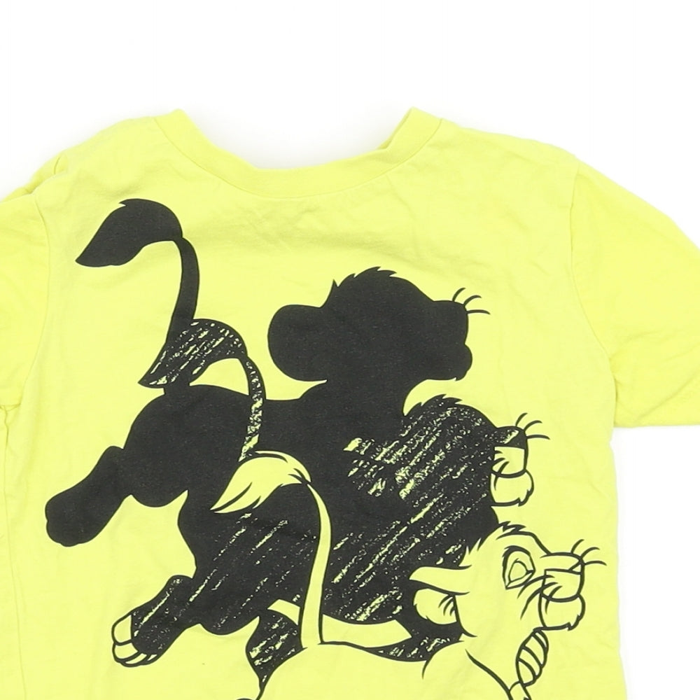 George Boys Yellow   Basic T-Shirt Size 2 Years
