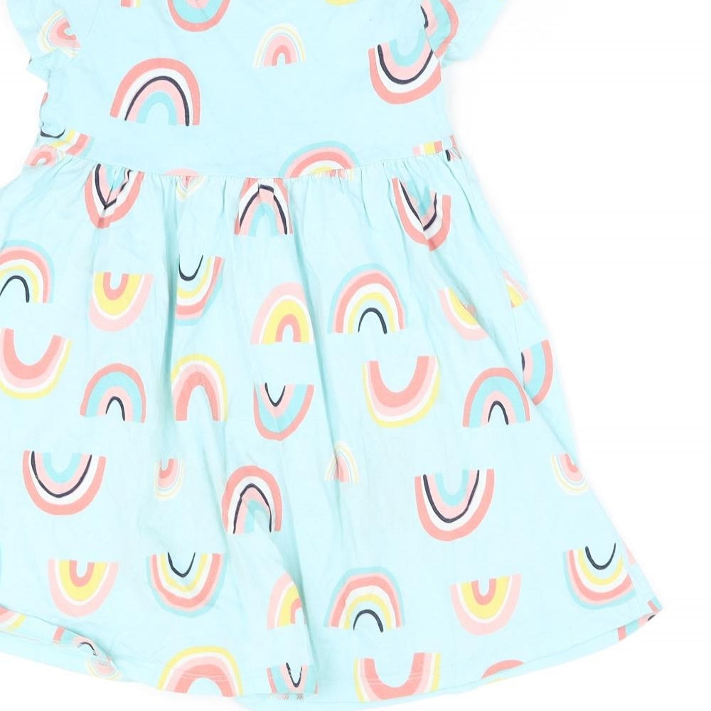 F&F Girls Blue   Fit & Flare  Size 4-5 Years