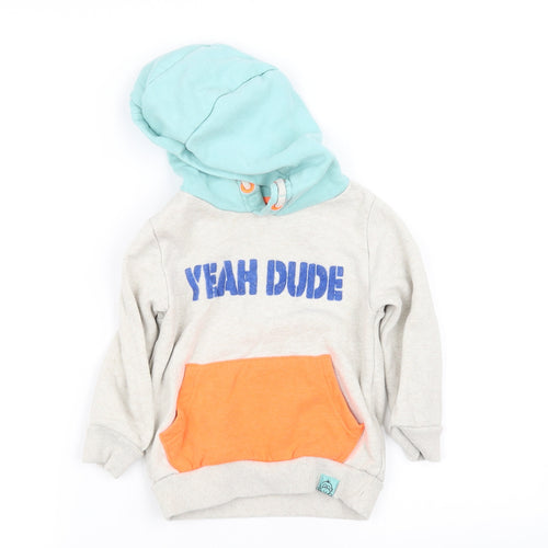 pre worn Girls White   Pullover Hoodie Size 2-3 Years