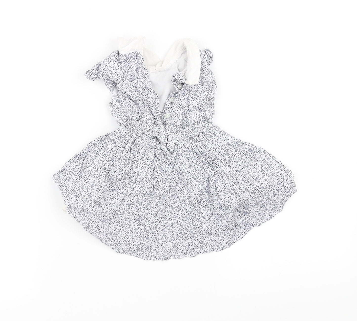 pre worn Girls Blue   Fit & Flare  Size 3-6 Months