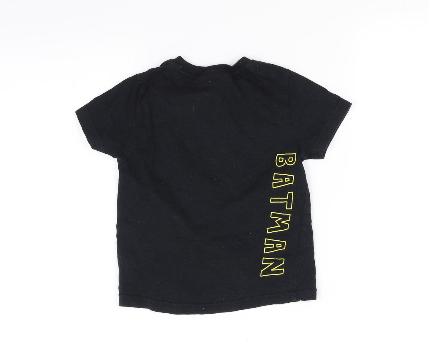 Batman Boys Black   Basic T-Shirt Size 2-3 Years