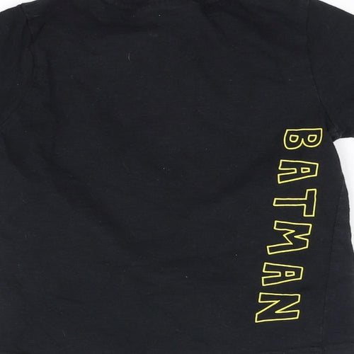 Batman Boys Black   Basic T-Shirt Size 2-3 Years