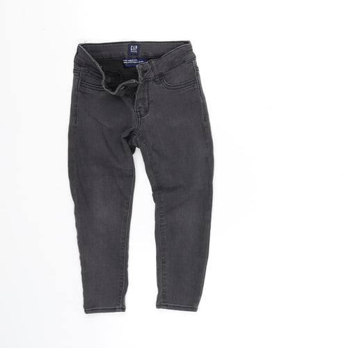 Gap Girls Grey   Skinny Jeans Size 5 Years