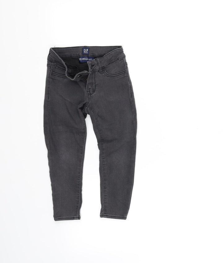 Gap Girls Grey Skinny Jeans Size 5 Years