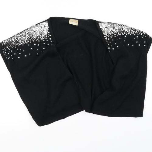 being casual Womens Black   Cardigan Jumper Size 20