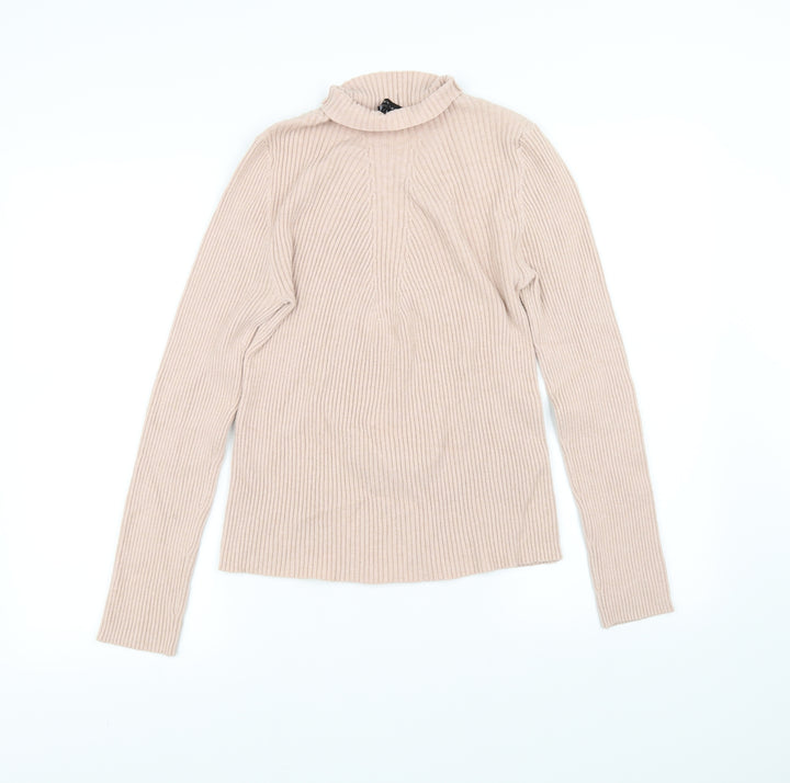 New Look Womens Pink Pullover Jumper Size 16