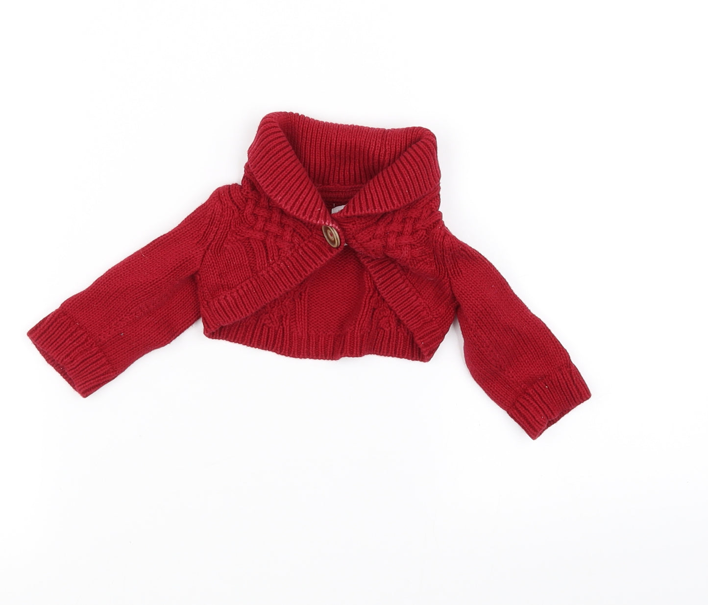 baby gap  Red   Cardigan Jumper Size 0-3 Months