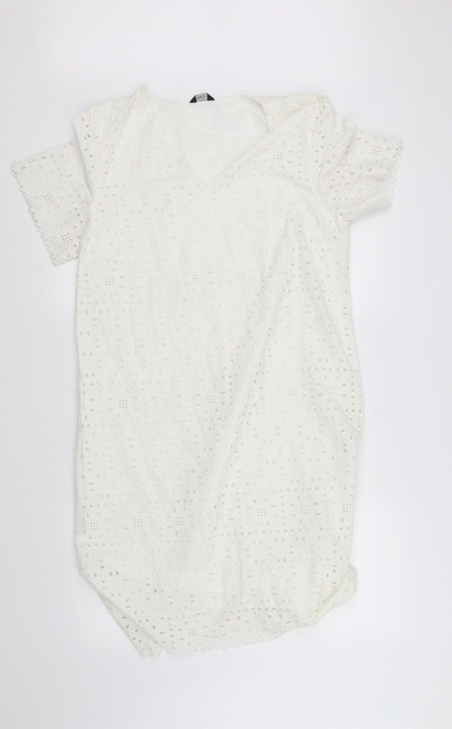 M&Co Womens White   Fit & Flare  Size 12