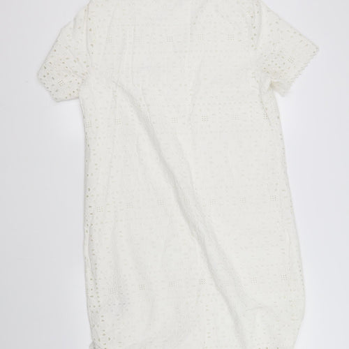 M&Co Womens White   Fit & Flare  Size 12