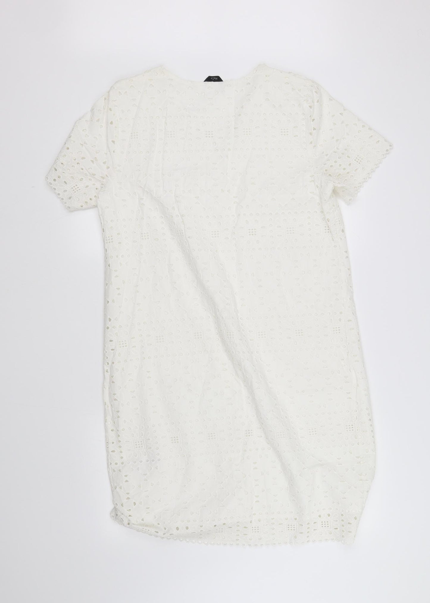 M&Co Womens White   Fit & Flare  Size 12