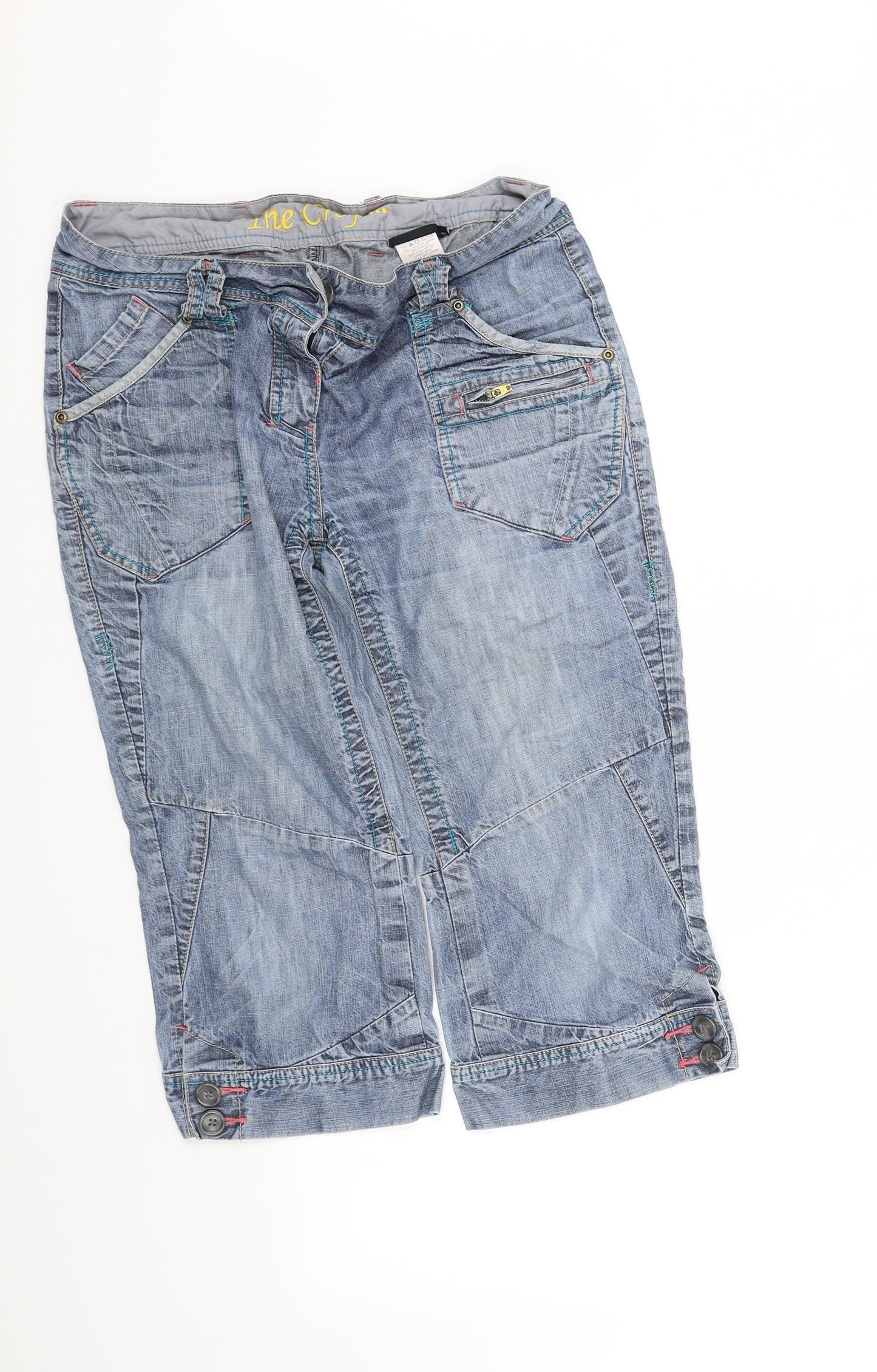the crop Womens Blue   Cropped Jeans Size 12 L22 in