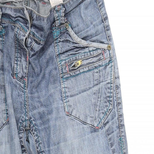 the crop Womens Blue   Cropped Jeans Size 12 L22 in