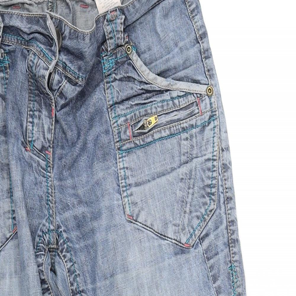 the crop Womens Blue   Cropped Jeans Size 12 L22 in