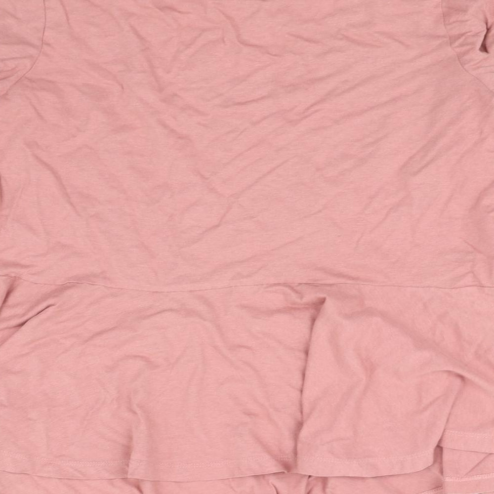 redherring Womens Red   Basic T-Shirt Size 14