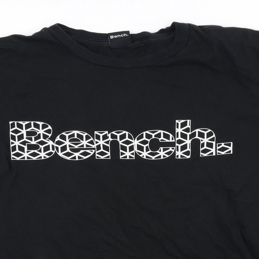 Bench Mens Black    T-Shirt Size L