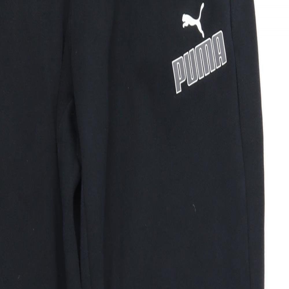 PUMA Mens Black   Jogger Trousers Size M L28 in