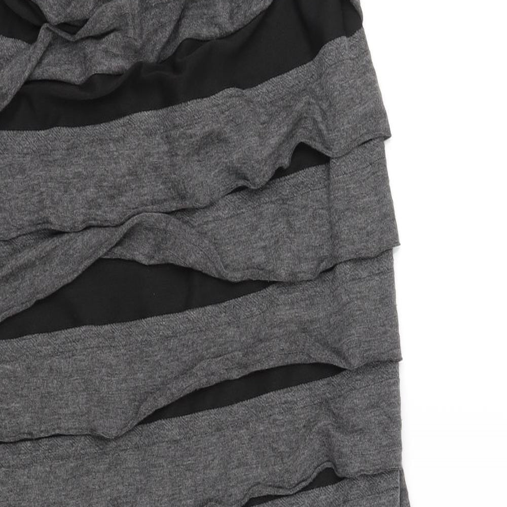 Studio Womens Grey   Fit & Flare  Size M