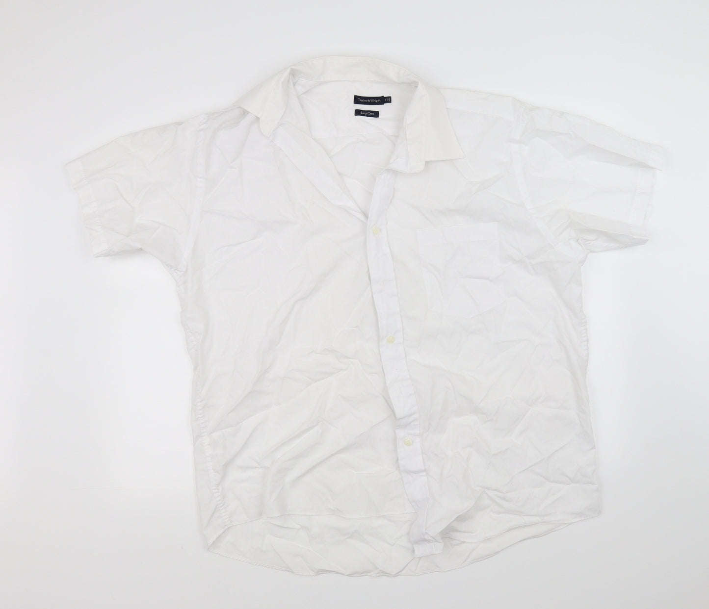pre worn Mens White    Dress Shirt Size XL