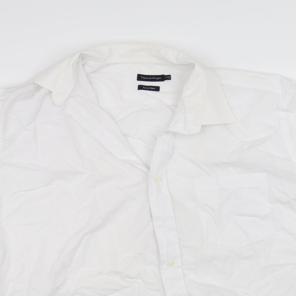 pre worn Mens White    Dress Shirt Size XL