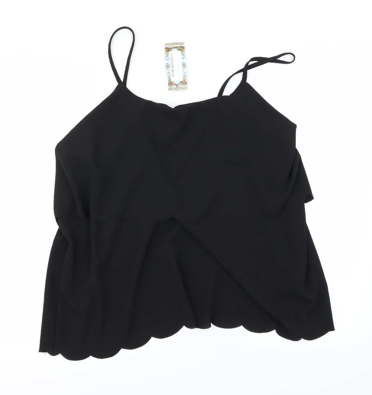 Boohoo Womens Black   Basic Blouse Size 22
