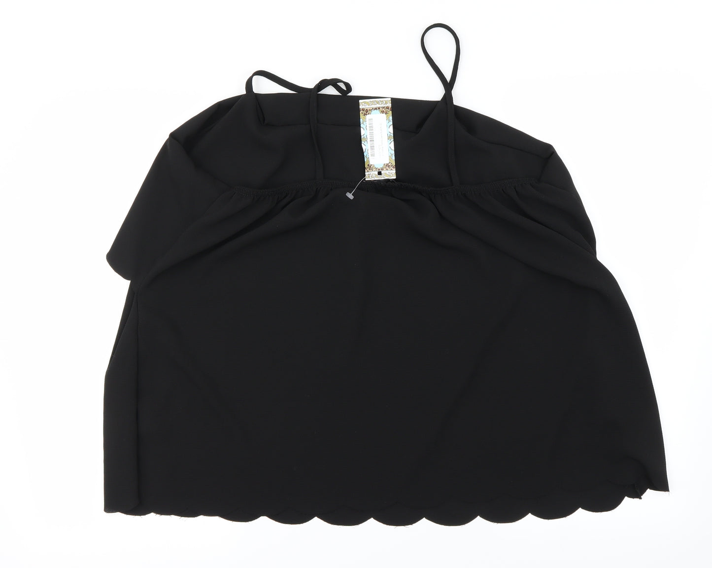 Boohoo Womens Black   Basic Blouse Size 22
