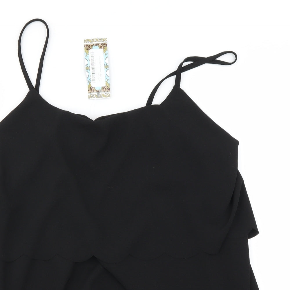 Boohoo Womens Black   Basic Blouse Size 22