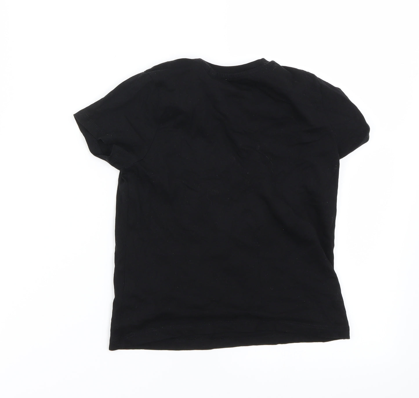 Primark Boys Black   Basic T-Shirt Size 3-4 Years
