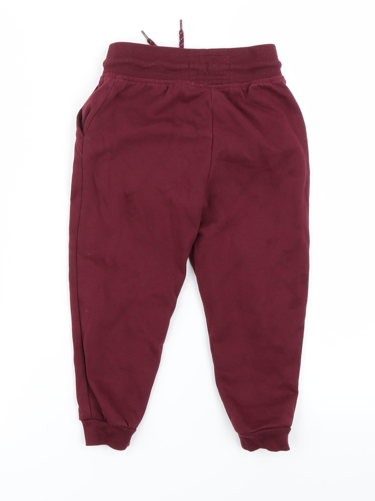 Primark Boys Red   Jogger Trousers Size 3-4 Years