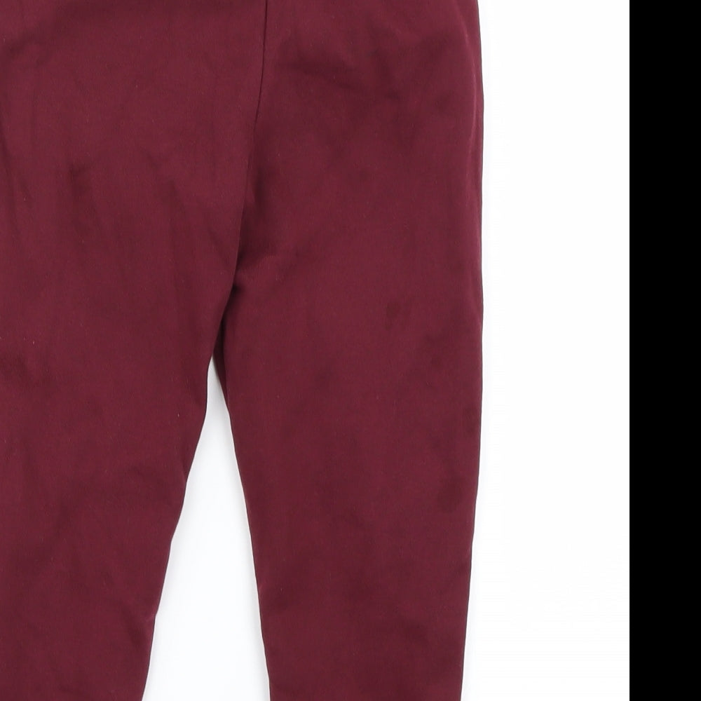 Primark Boys Red   Jogger Trousers Size 3-4 Years