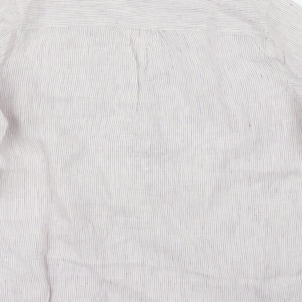 Marks and Spencer Womens Ivory   Basic Button-Up Size 12