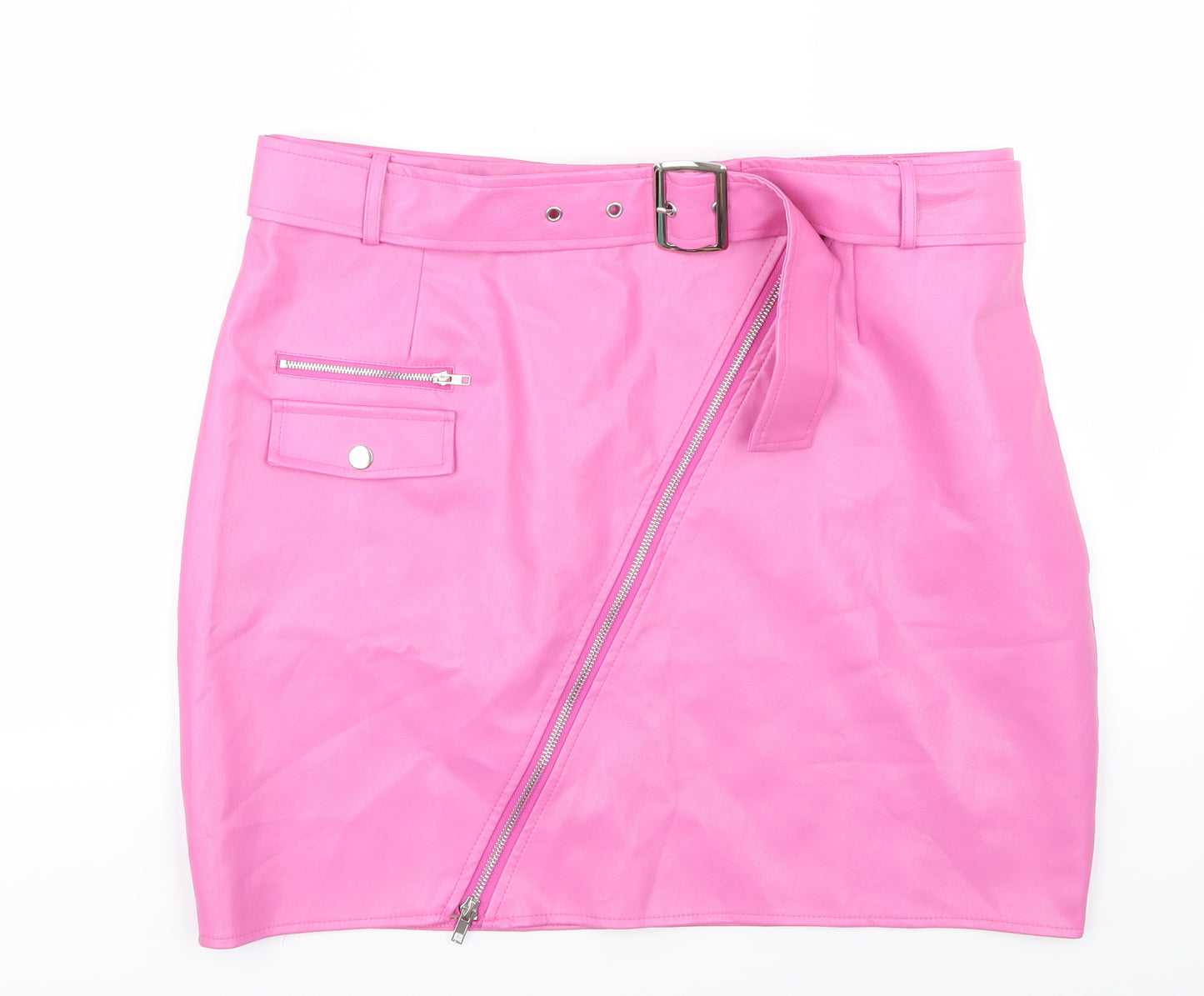 I SAW IT FIRST Womens Pink   A-Line Skirt Size 18