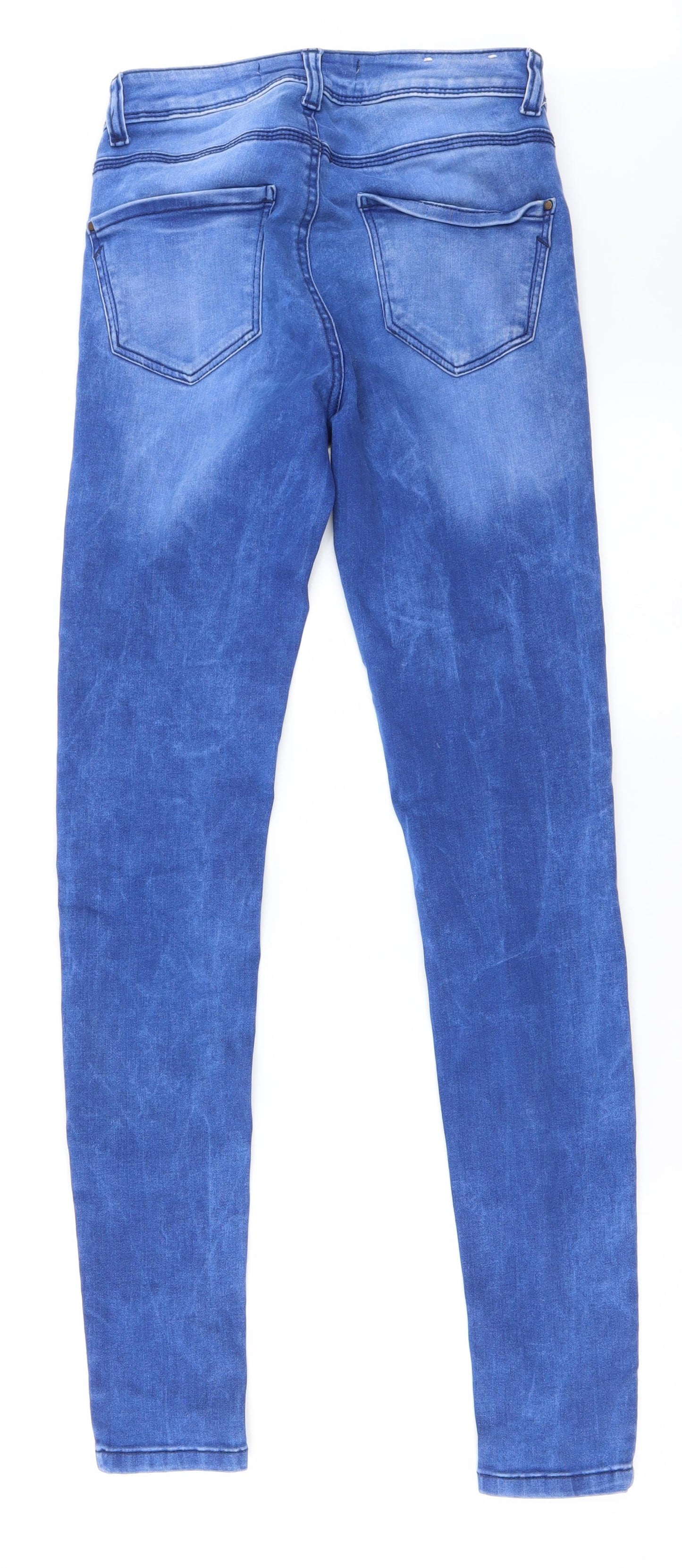 Preworn Womens Blue   Skinny Jeans Size 10 L28 in