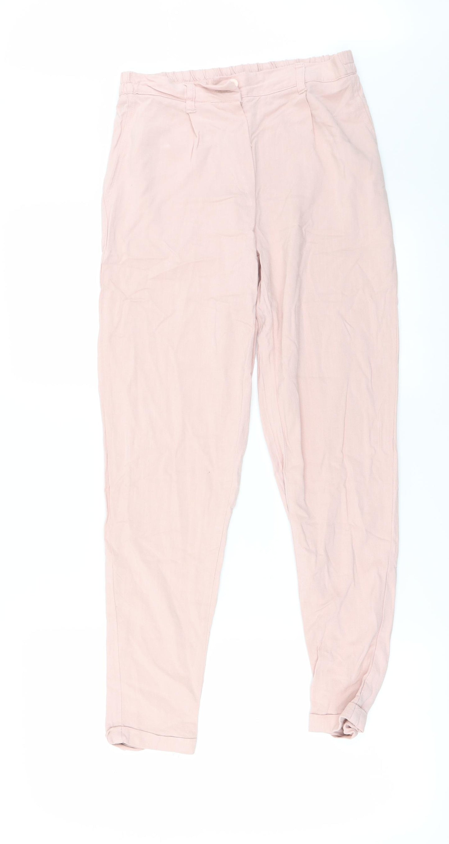 Preworn Womens Pink   Trousers  Size S L25 in