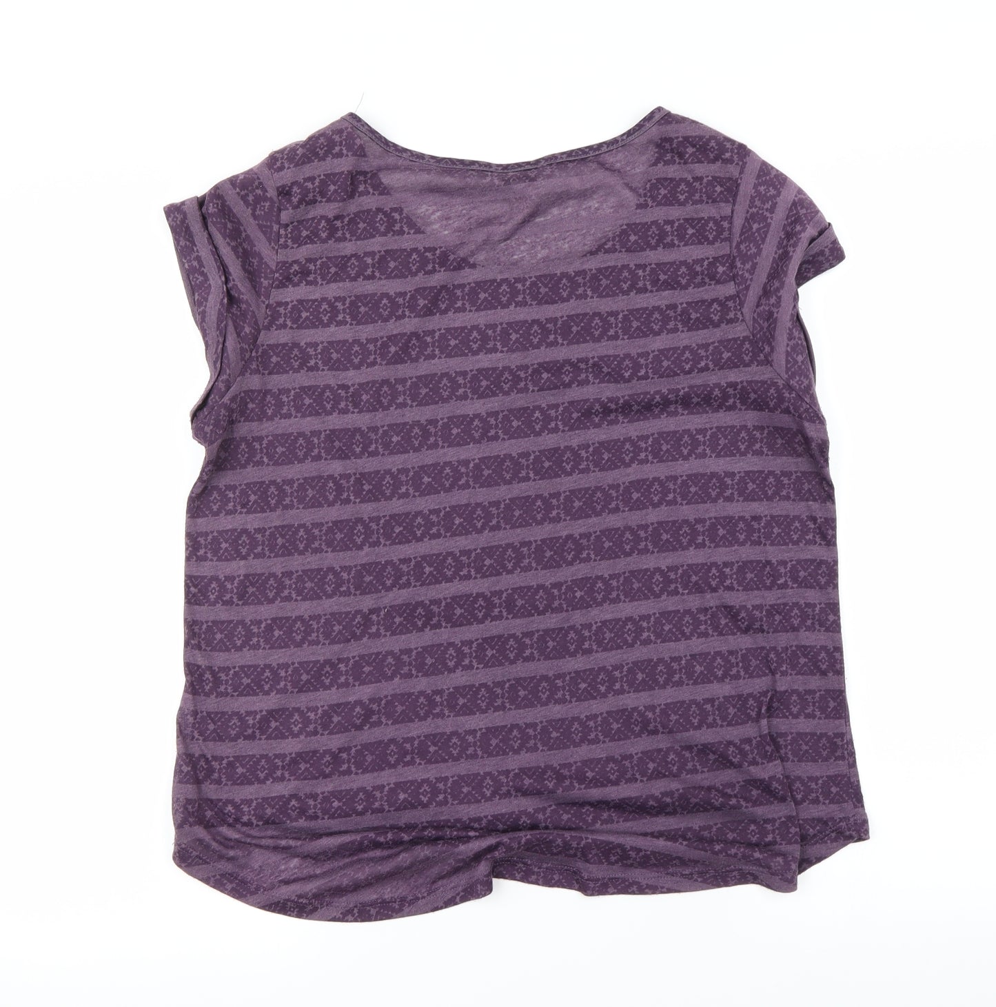 New Look Womens Purple   Basic T-Shirt Size 16