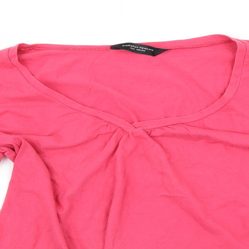 Dorothy Perkins Womens Pink   Basic T-Shirt Size 16