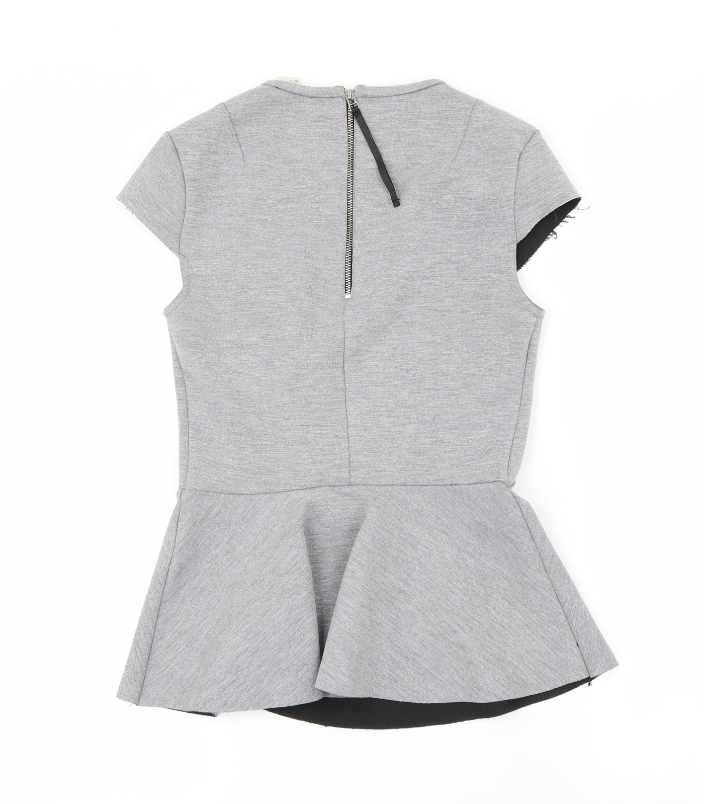 H&M Womens Grey   Basic T-Shirt Size 4