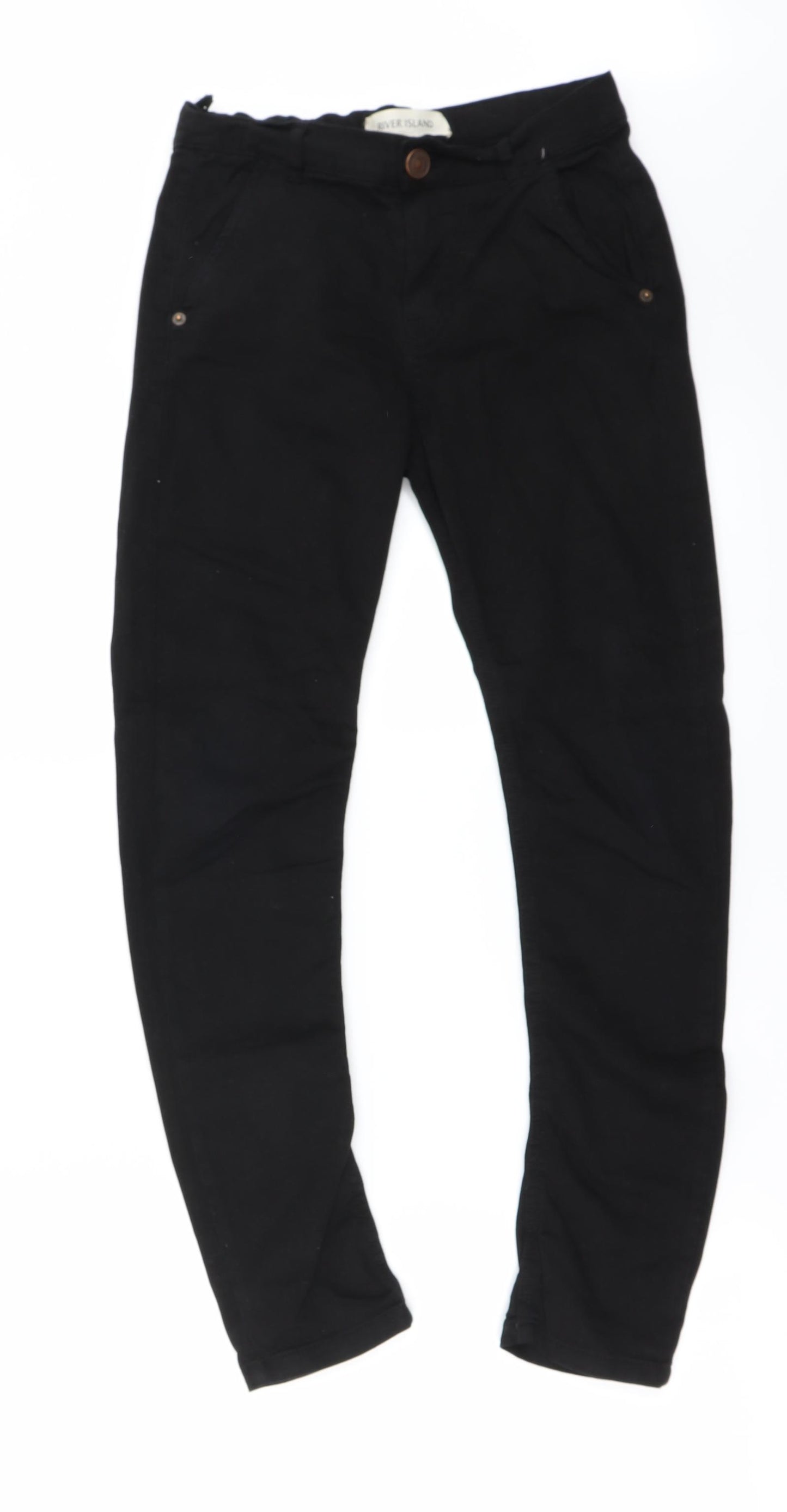 River Island Girls Black   Skinny Jeans Size 10 Years