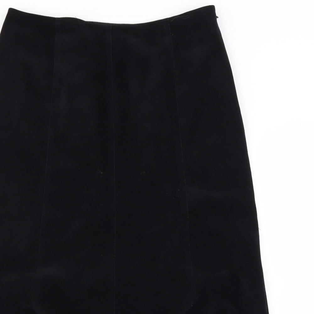 Country Casuals Womens Black   A-Line Skirt Size 14