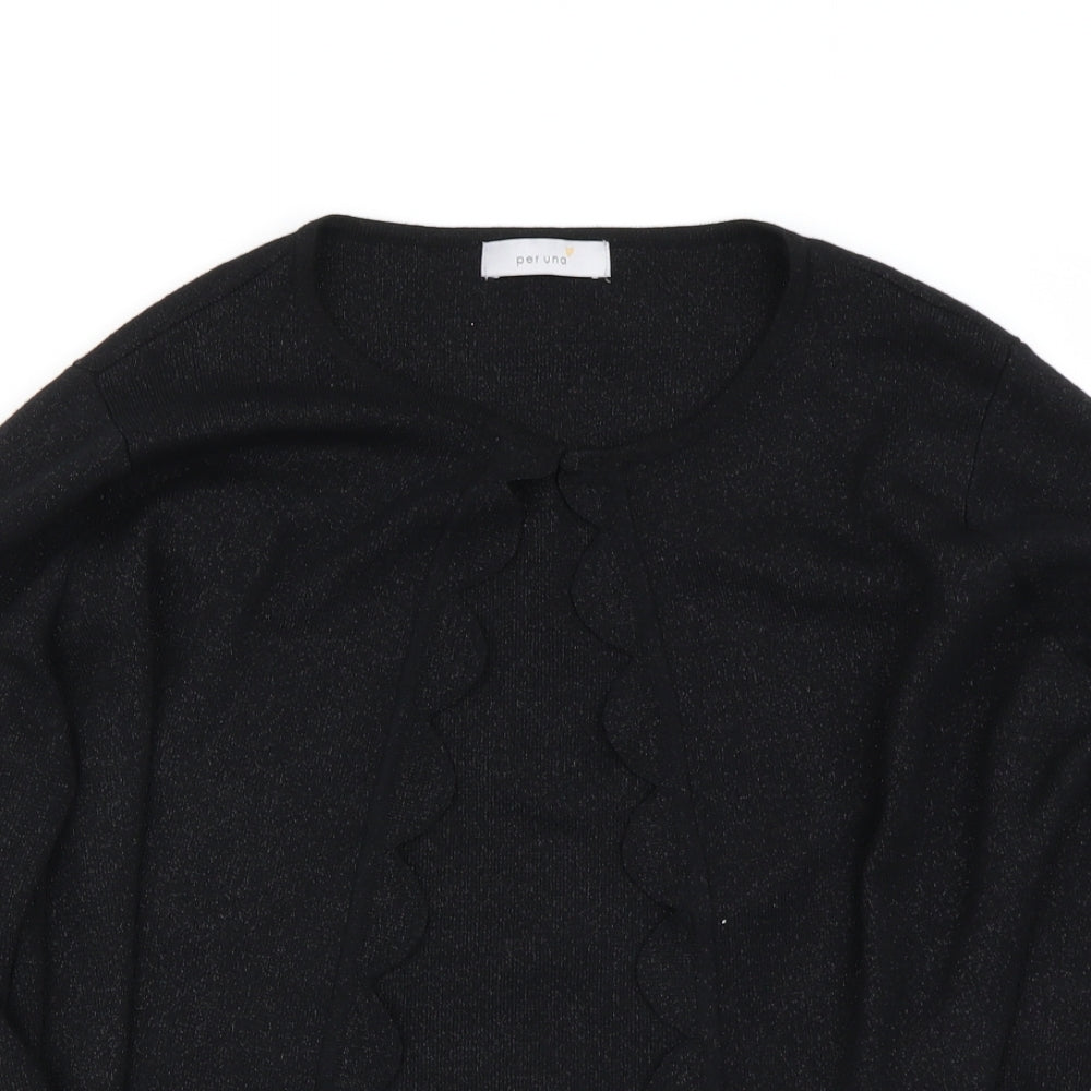 Marks and Spencer Womens Black   Cardigan Jumper Size XL
