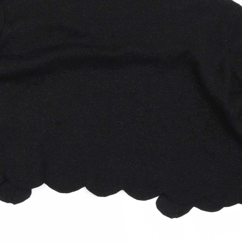 Marks and Spencer Womens Black   Cardigan Jumper Size XL