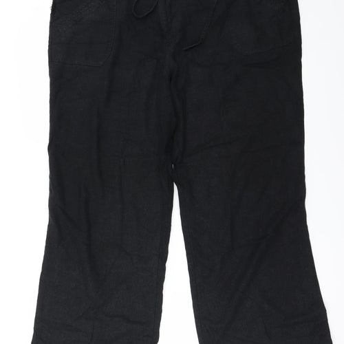 Casual Collection  Womens Black   Trousers  Size 40 in L26 in