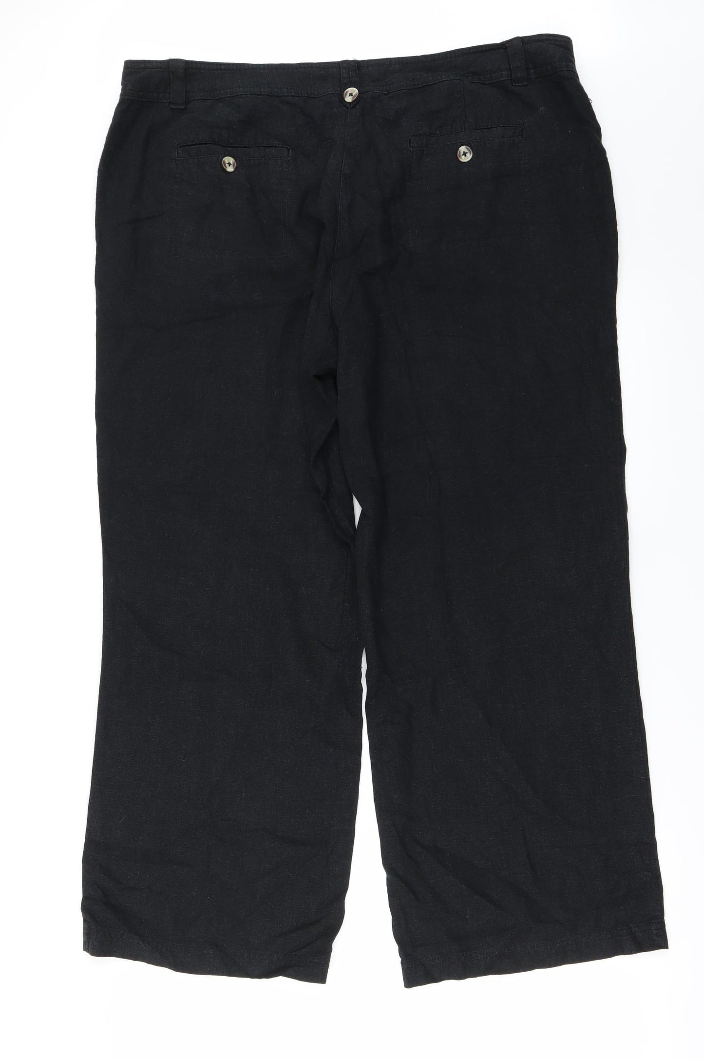 Casual Collection  Womens Black   Trousers  Size 40 in L26 in